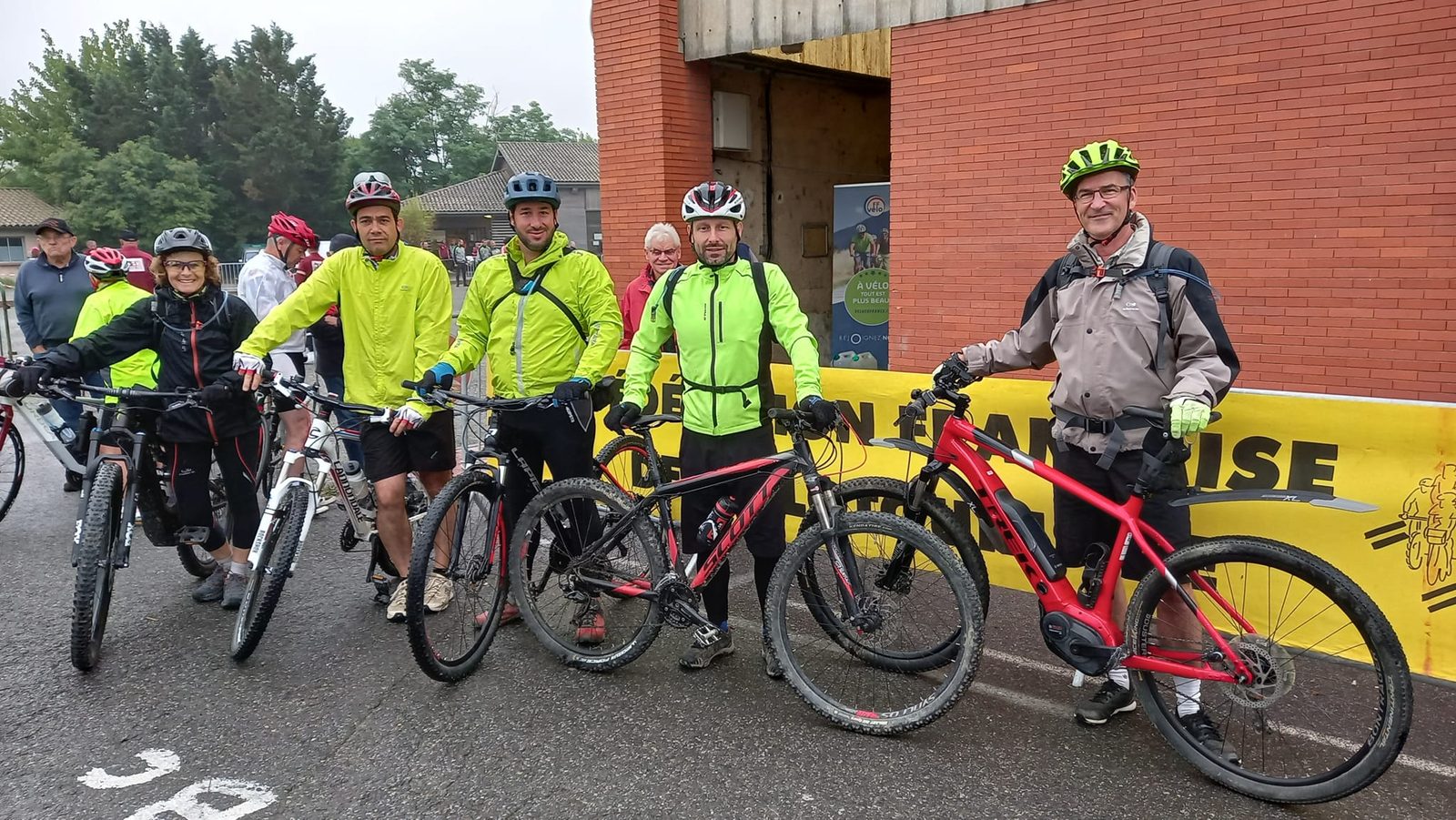 Départ de randonnée cycliste à Samatan